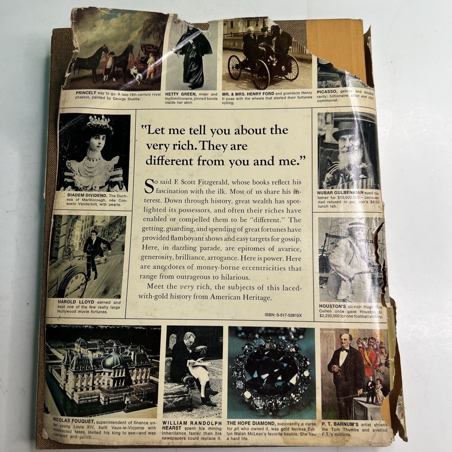 The Very Rich: A History of Wealth by Joseph J. Thorndike Jr. (HC/DJ, 1976)