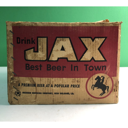 Vintage JAX BEER Cardboard Box New Orleans Louisiana 11”x9”x8.5” Jackson Brewing