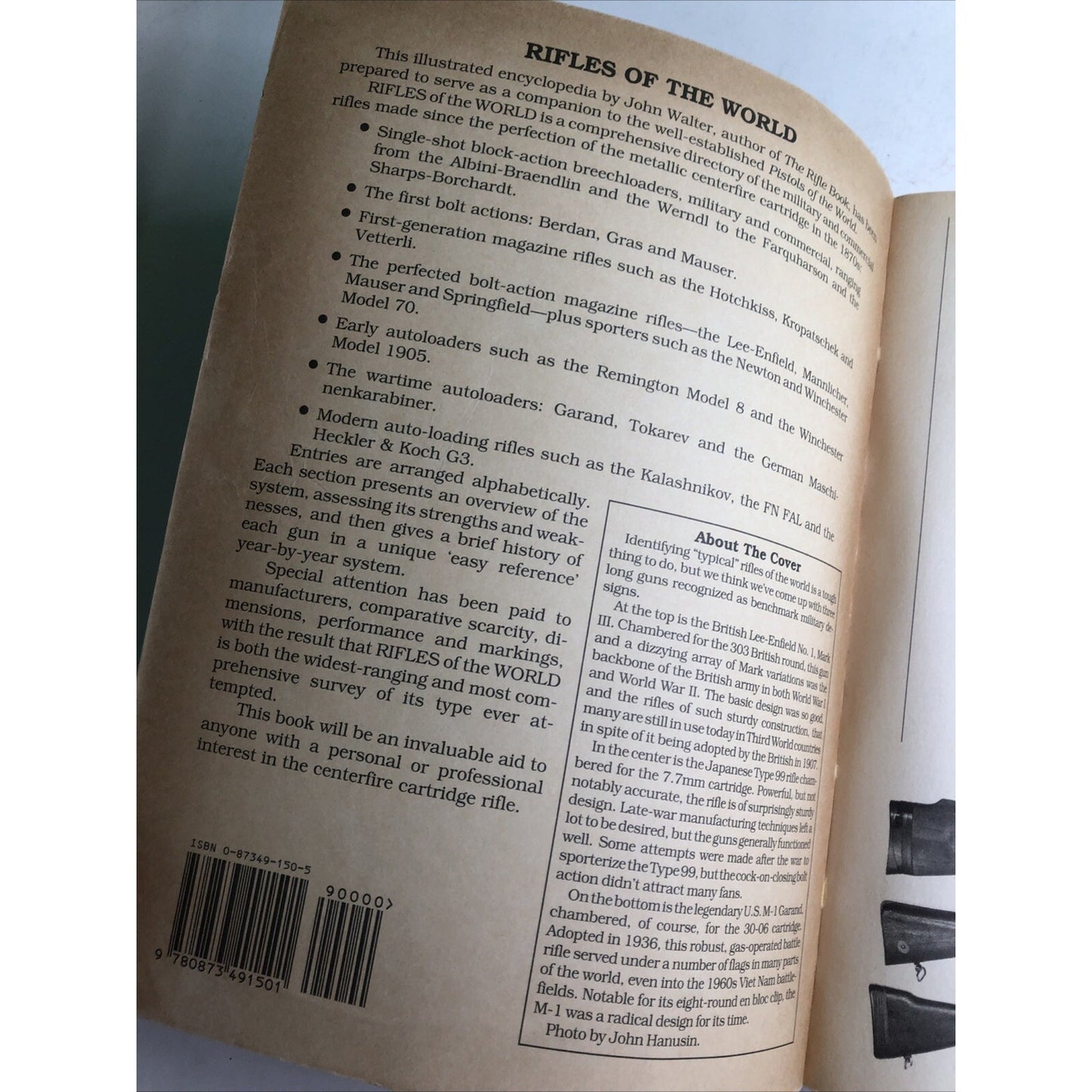 RIFLES OF THE WORLD By John Walter 1993 Paperback Illustrated