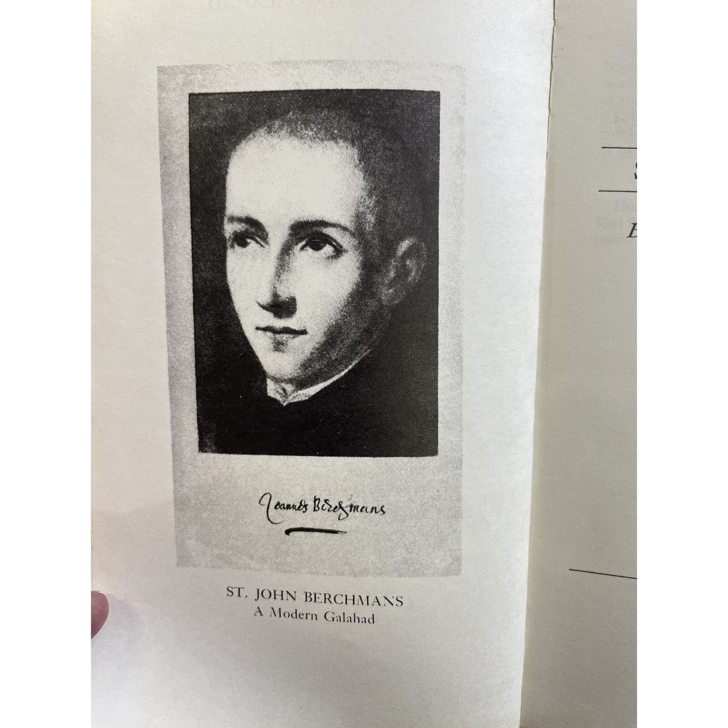 A Modern Galahad St John Berchmans By Albert Foley Spring Hill College Mobile AL