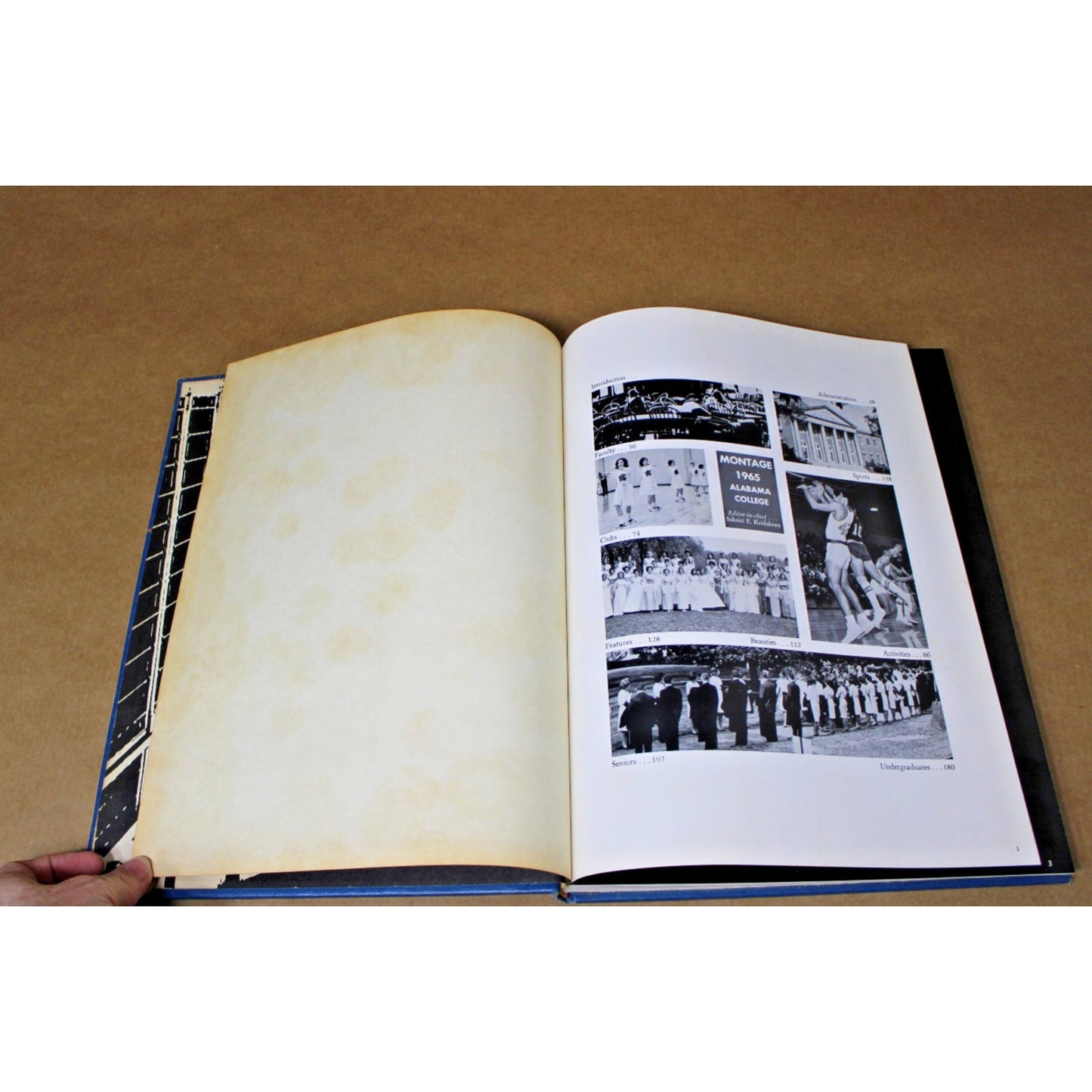 1965 Montage Alabama College Yearbook, now known as University Of Montevallo