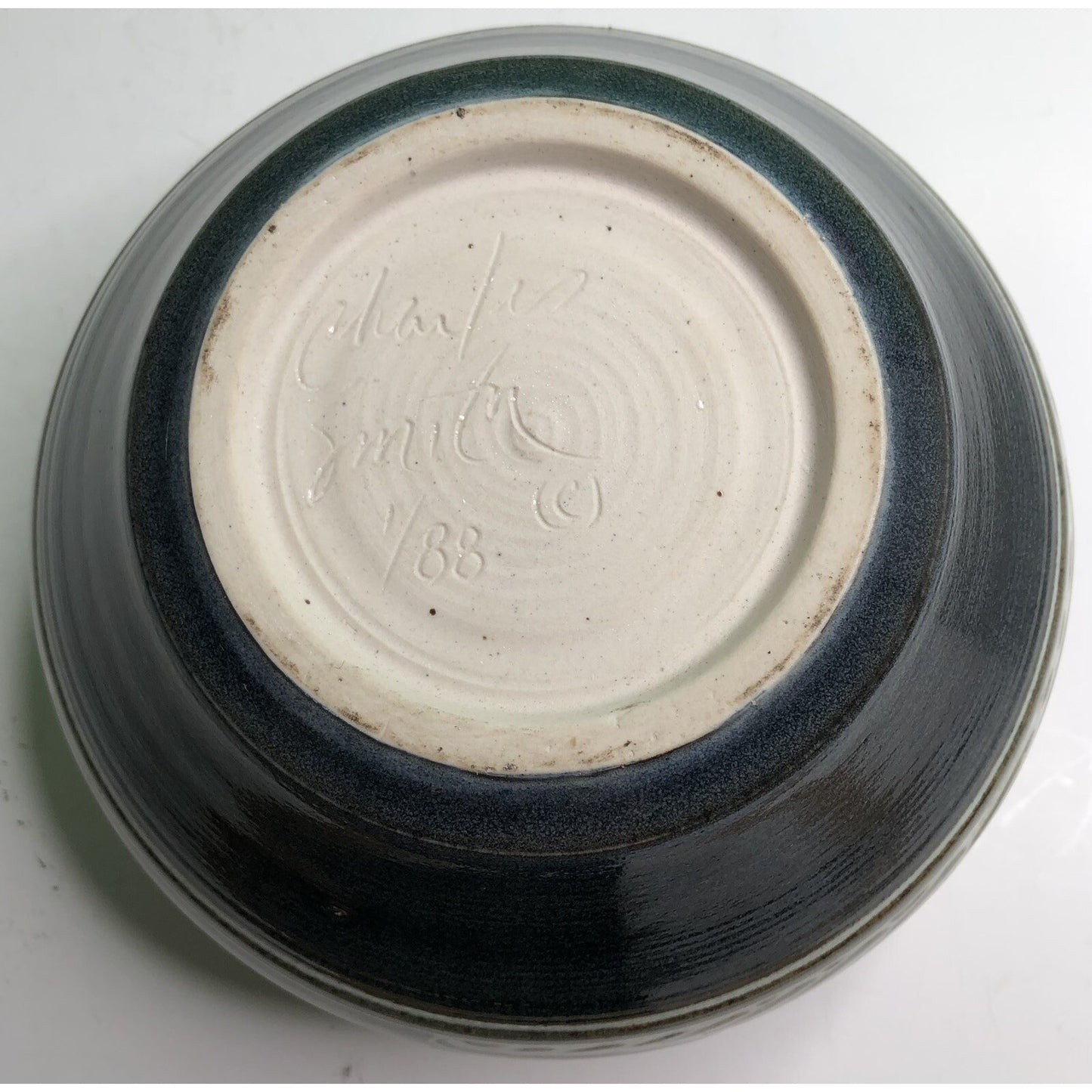 1988 CHARLES SMITH Art Pottery Vase Planter African American- Mobile, Alabama