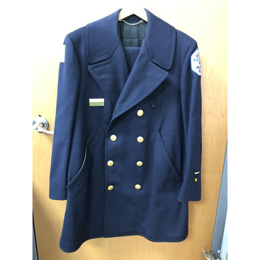 Vintage Chicago Police Coat Wool Double Breasted A.G. Meier & Co Uniform w/pants