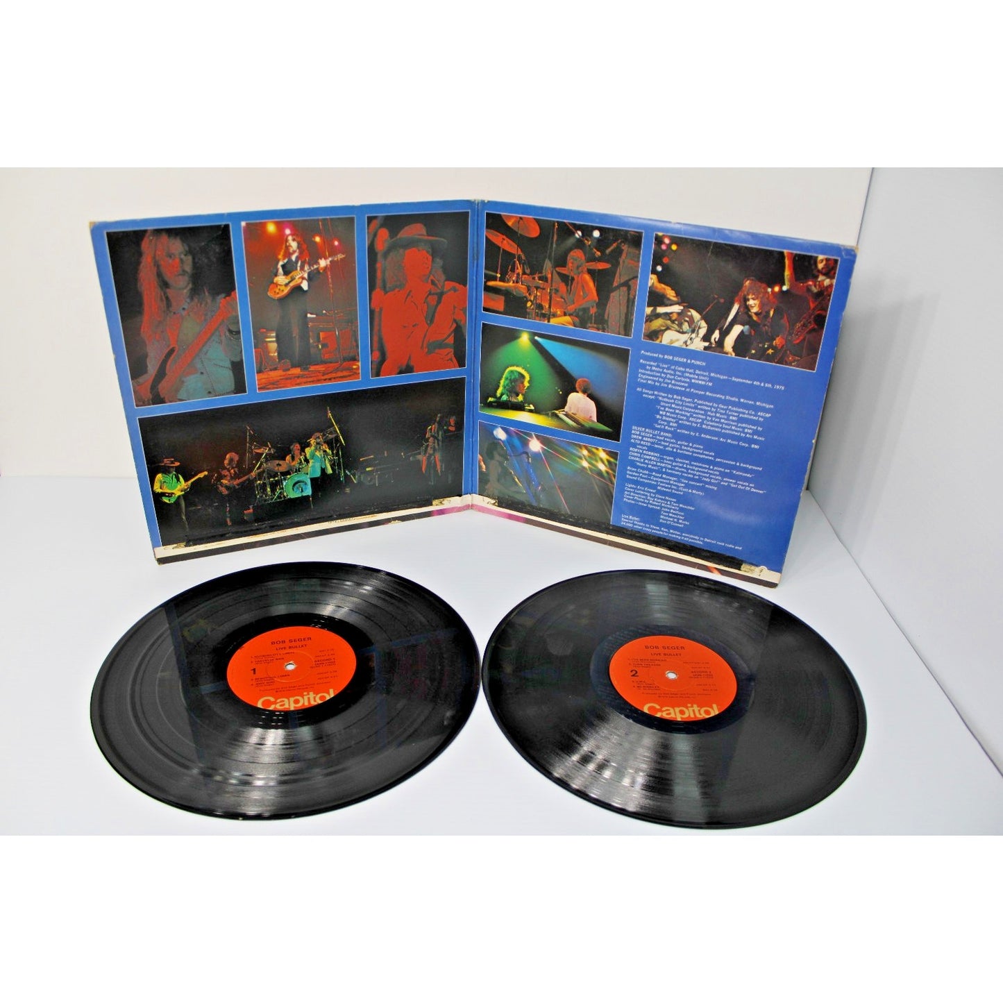 Bob Seger & The Silver Bullet Band- Live Bullet, 1976 Capitol Double Album- EX!