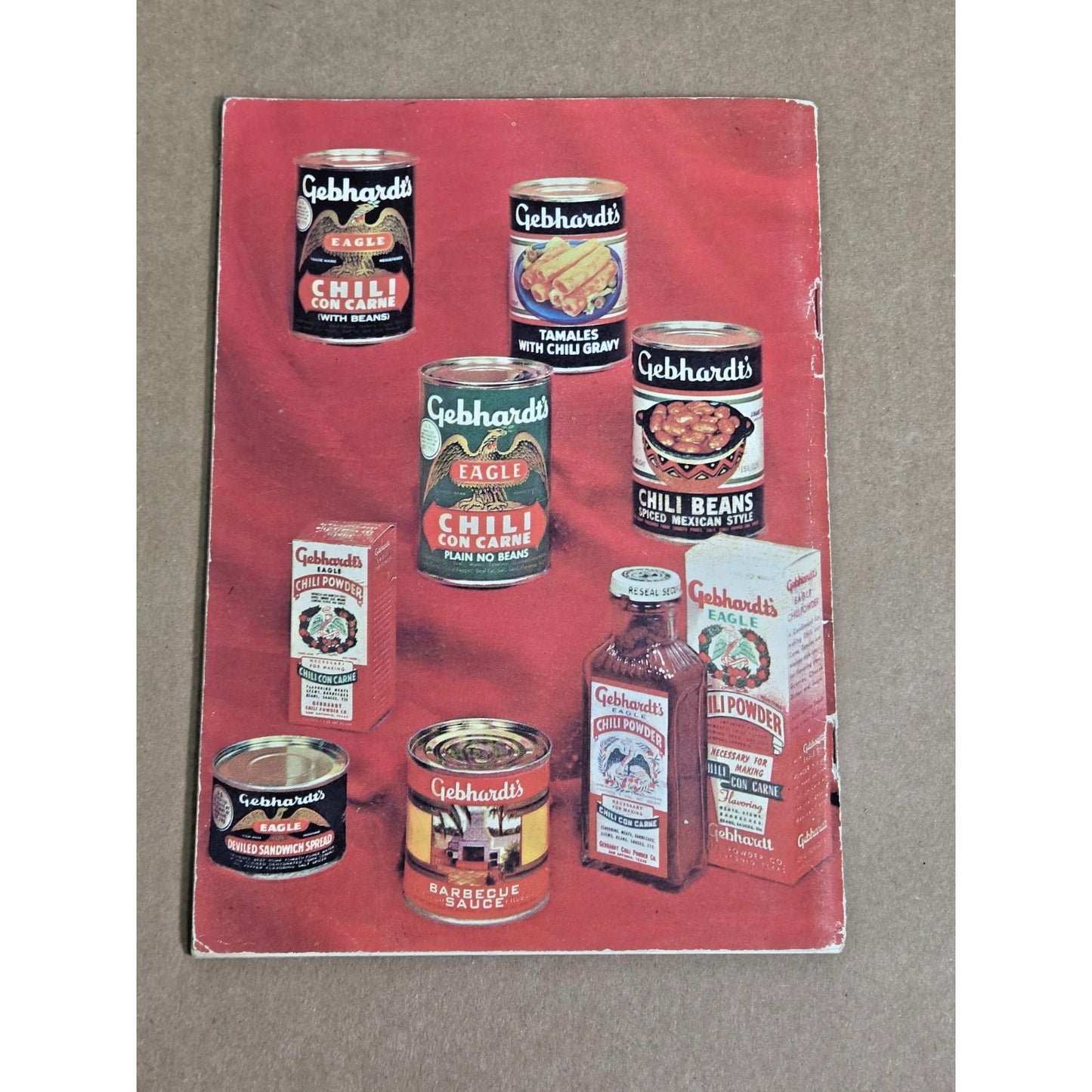Vintage 1949 Gebhardt's Mexican Cookery for American Homes Recipe Booklet