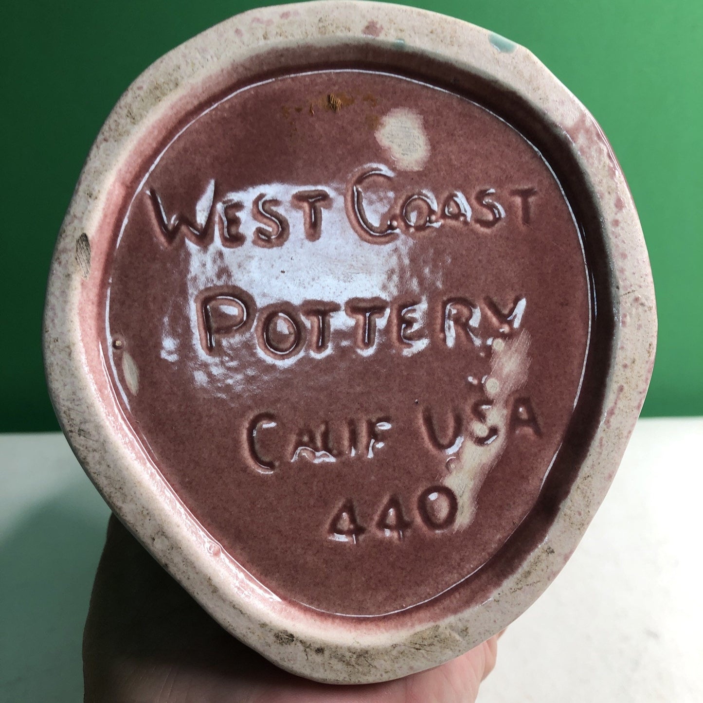 Vtg MCM CALIFORNIA CA Pottery - West Coast Pottery Peacock Vase Planter Figurine