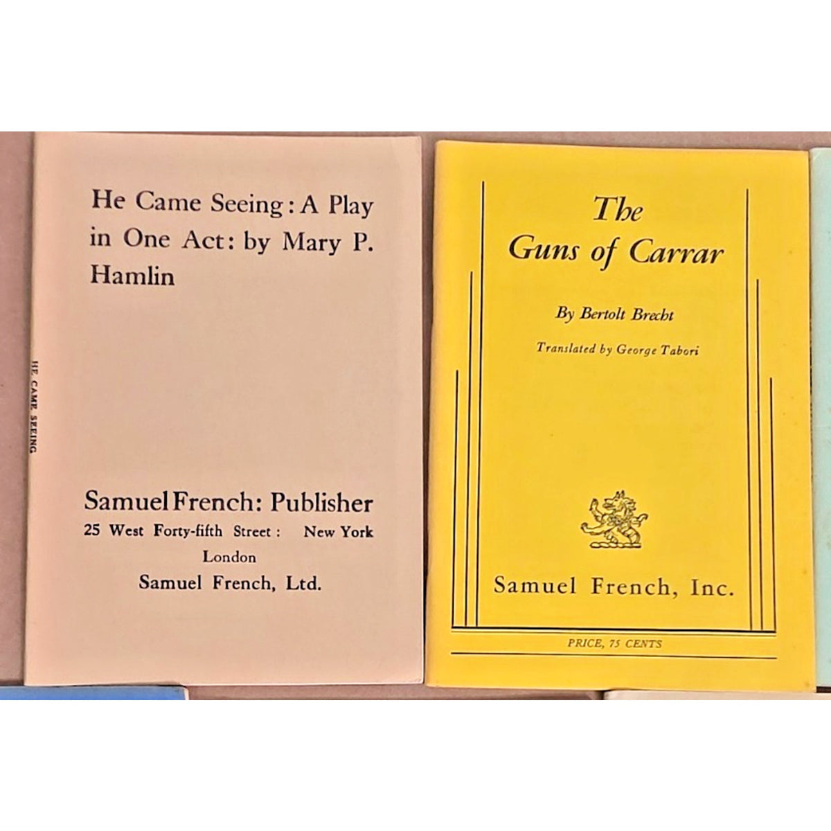 Lot of 14 Vintage Samuel French One-Act Play Scripts - Brecht & Rare Flying Stag