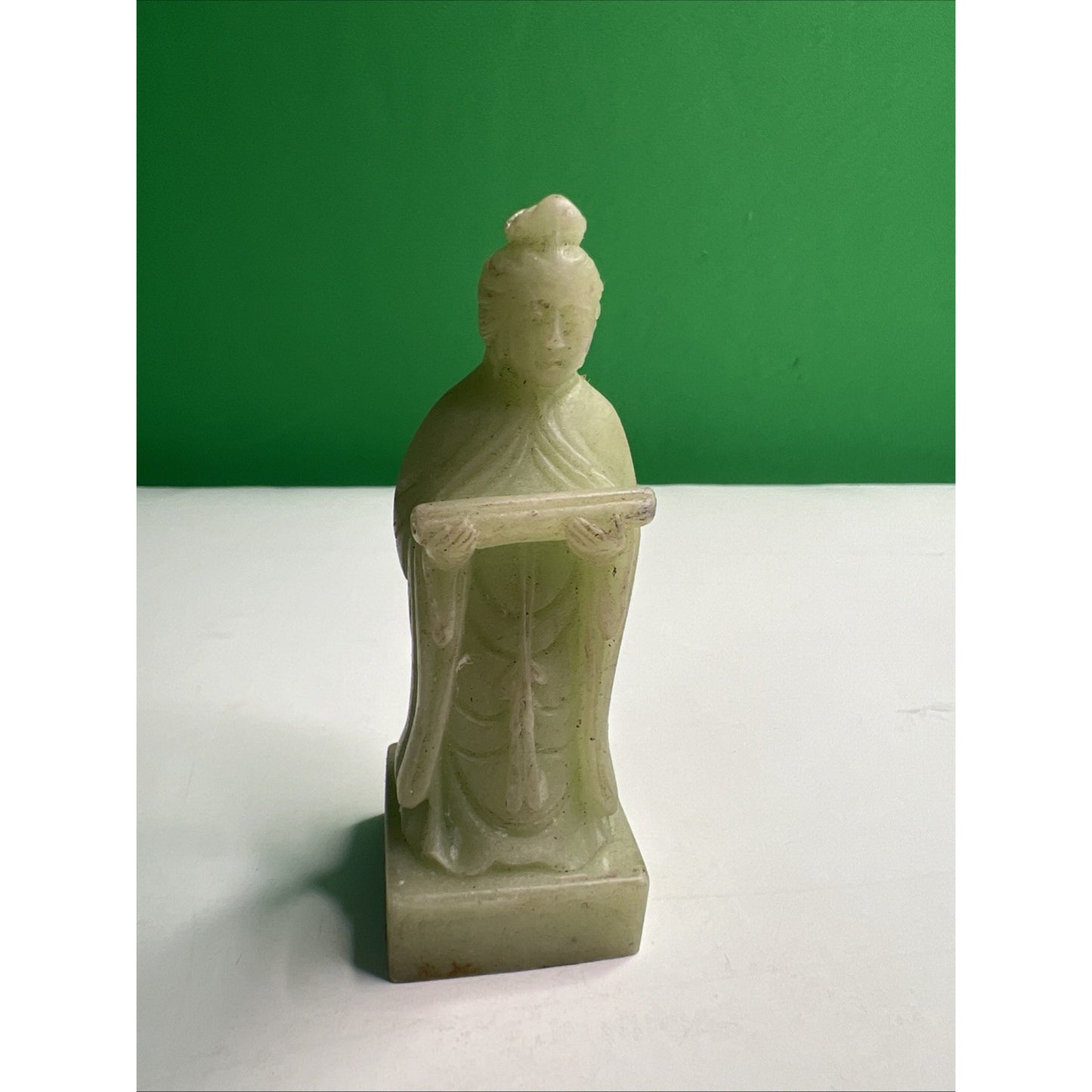 Vintage Asian Chess Piece 3.25” Tall QUEEN Replacement Part Lime Green