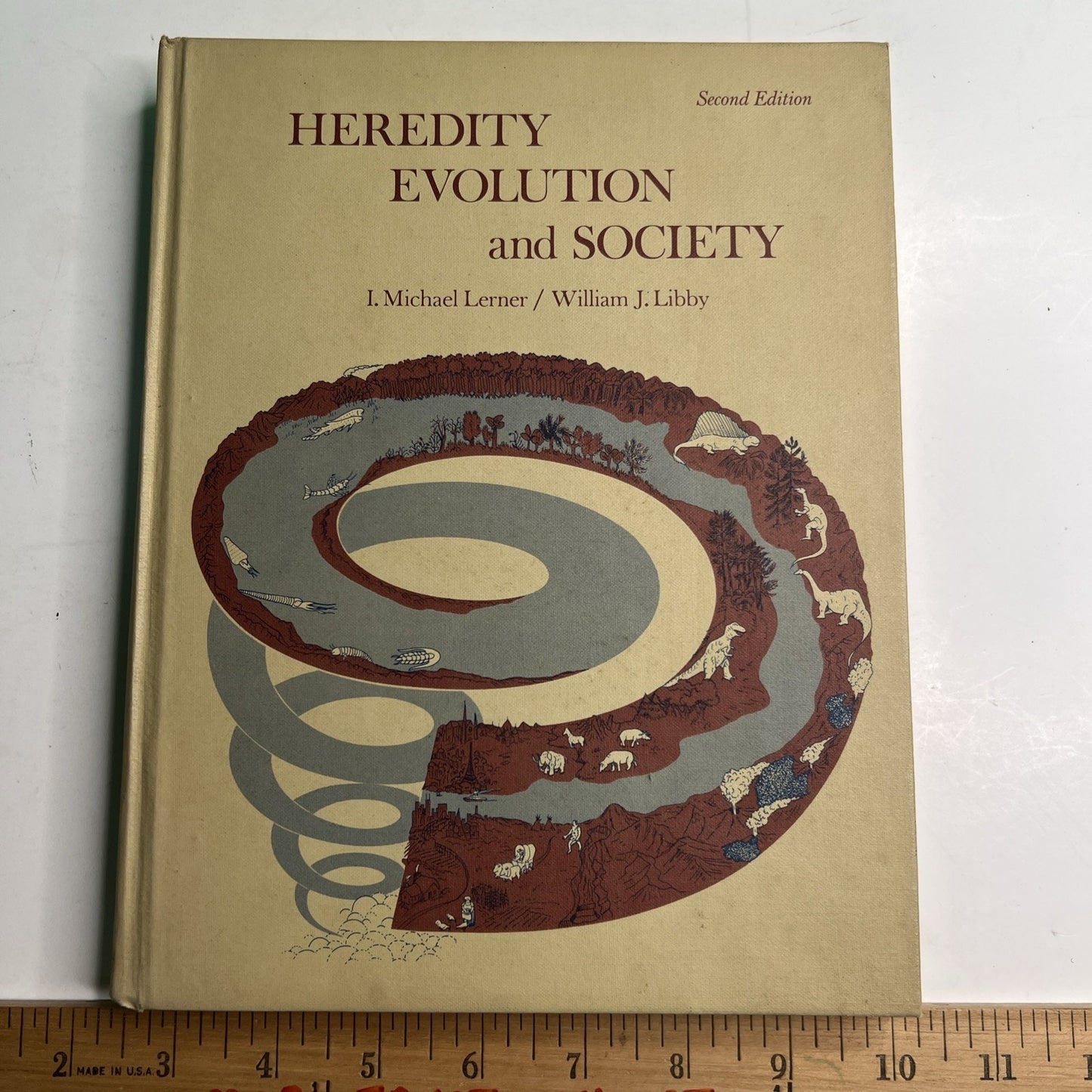 1976 Heredity Evolution Society 2nd Edition by Lerner & Libby HC
