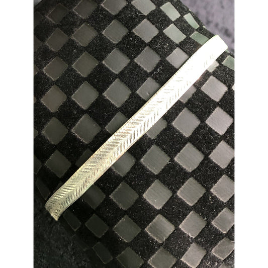Sterling Silver 8” Herringbone Bracelet Diamond Cut Made In Italy Milor 925 Gift