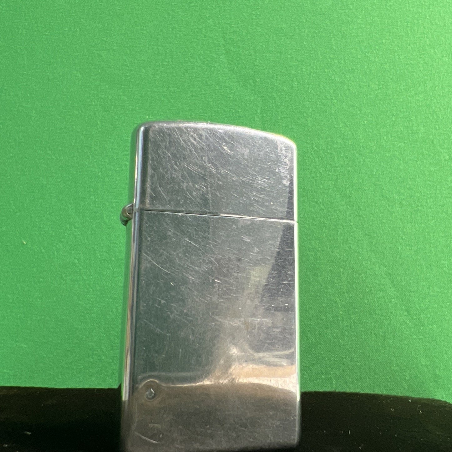 Vintage SLIM ZIPPO CHROME CIGARETTE LIGHTER Bradford, PA Used No Flint
