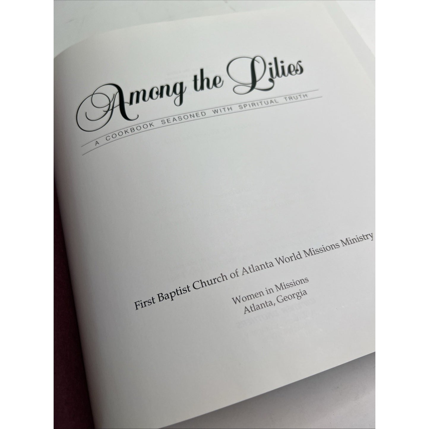 AMONG THE LILIES By Women In Missions & Charles F. Stanley 1992 HC Atlanta, GA