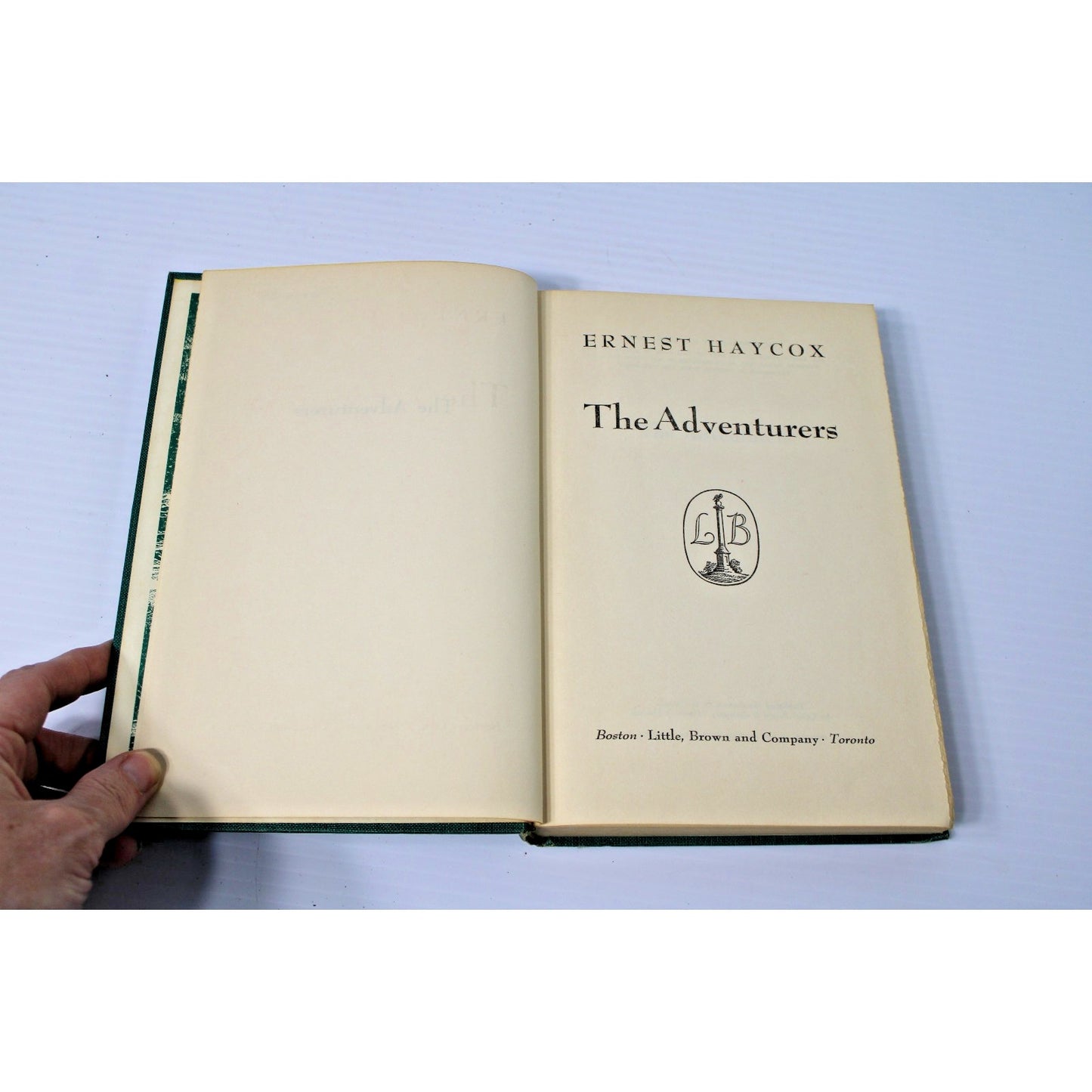 The Adventurers- Ernest Haycox, 1954 Hardcover Western Adventure Historical Fic.
