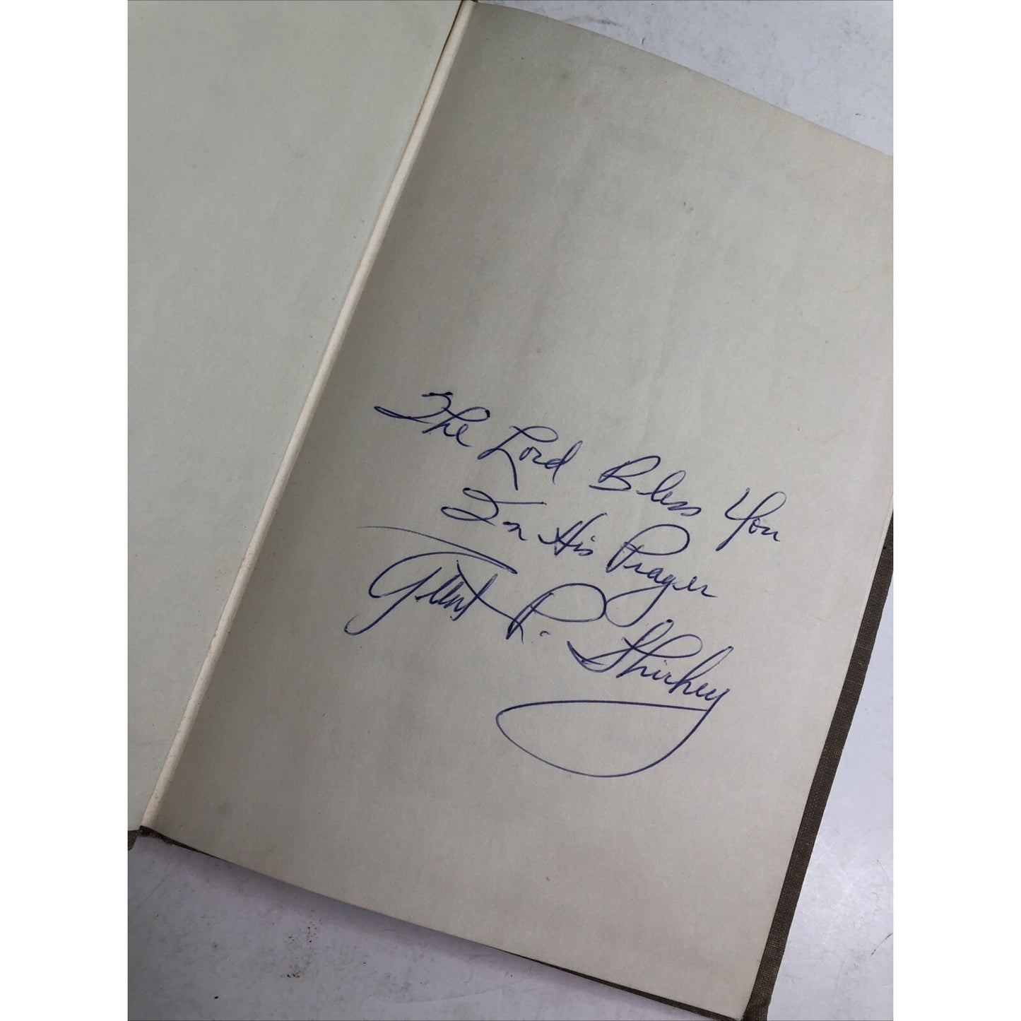 SIGNED Meditations on the Lord's Prayer by Albert P. Shirkey 1964 Hardcover