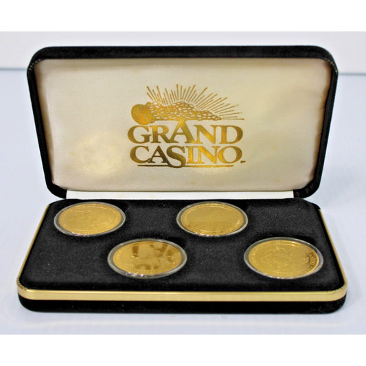 Vintage 1997 Grand Casino Gulf Coast Series Collector Coin Set Limited Edition