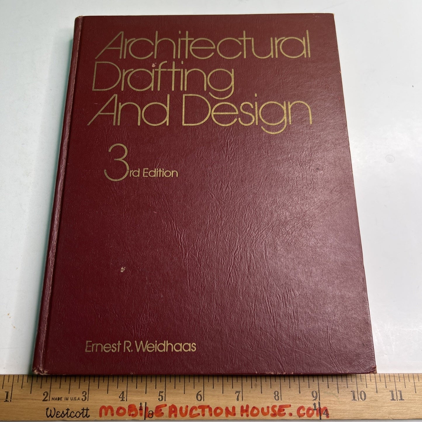Architectural Drafting and Design 3rd Edition by Ernest R. Weidhaas 1977 HC