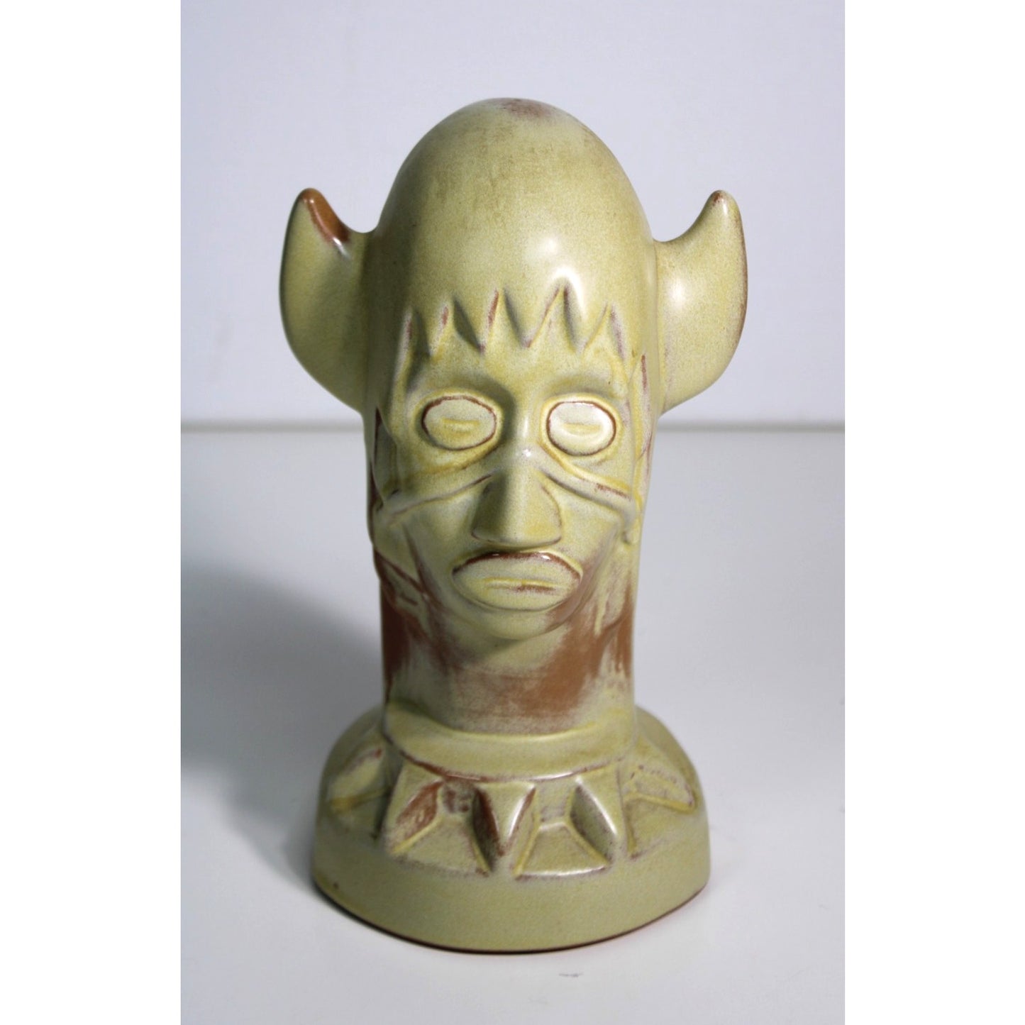 Vintage Frankoma Pottery Acee Blue Eagle Medicine Man Figurine c.1940s
