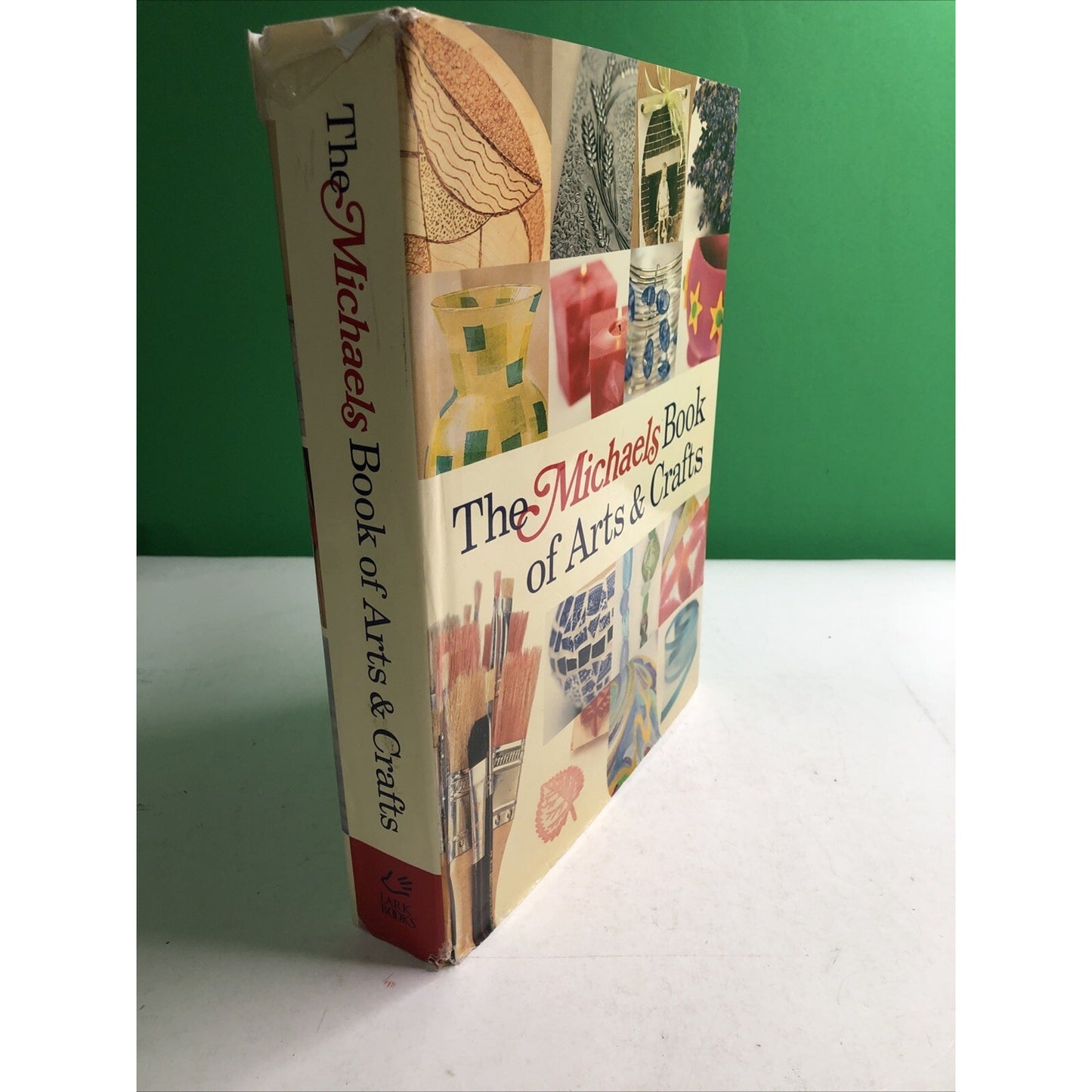 Vintage 2003, "Michaels Book of Arts & Crafts" by Lark Books Hardcover Book DJ
