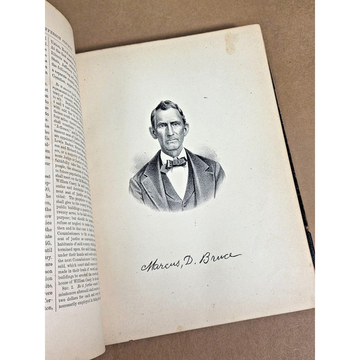 1883 History of Jefferson County Illinois William Henry Perrin First Edition