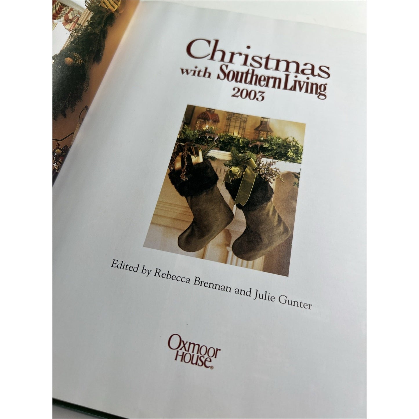 Christmas with Southern Living 2003 HC by Southern Living Magazine Recipes Decor