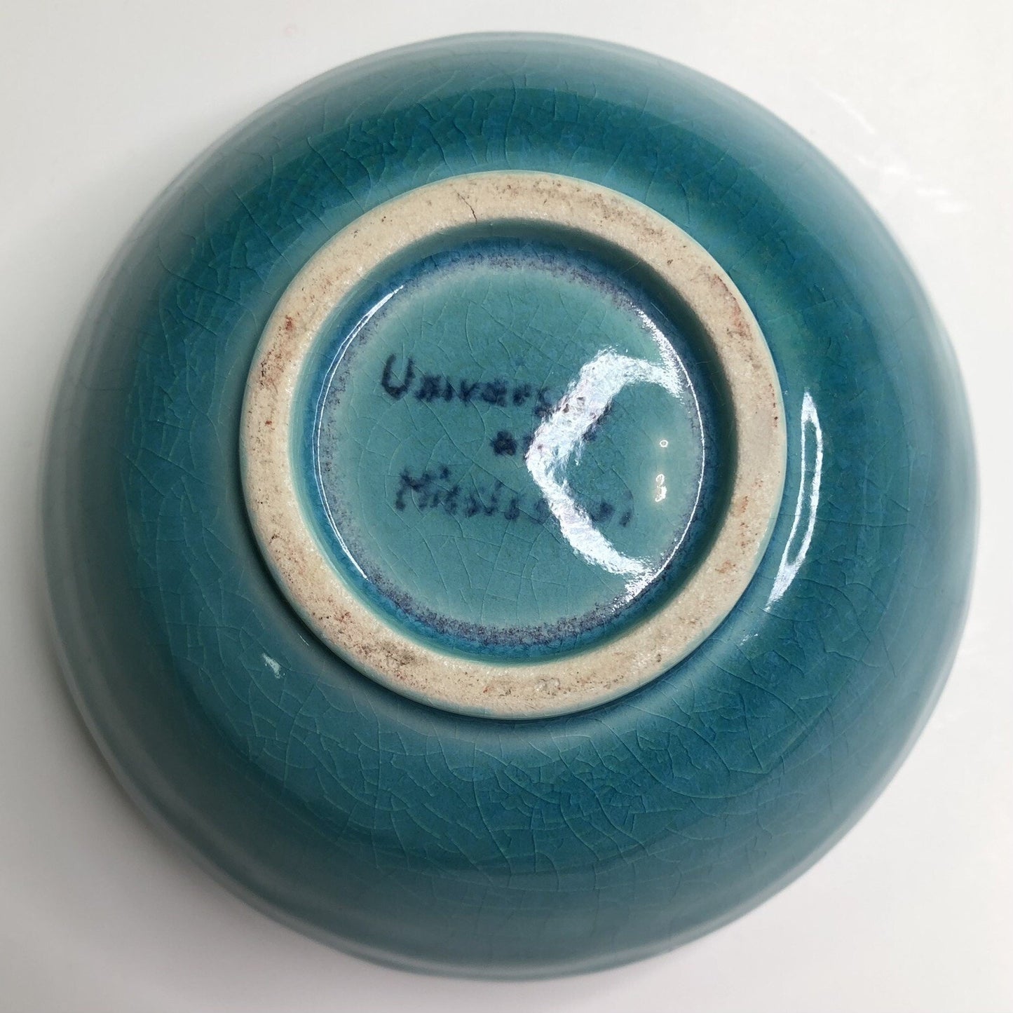 Vintage UNIVERSITY OF MISSISSIPPI BOWL Blue Hues 4.5” Diameter