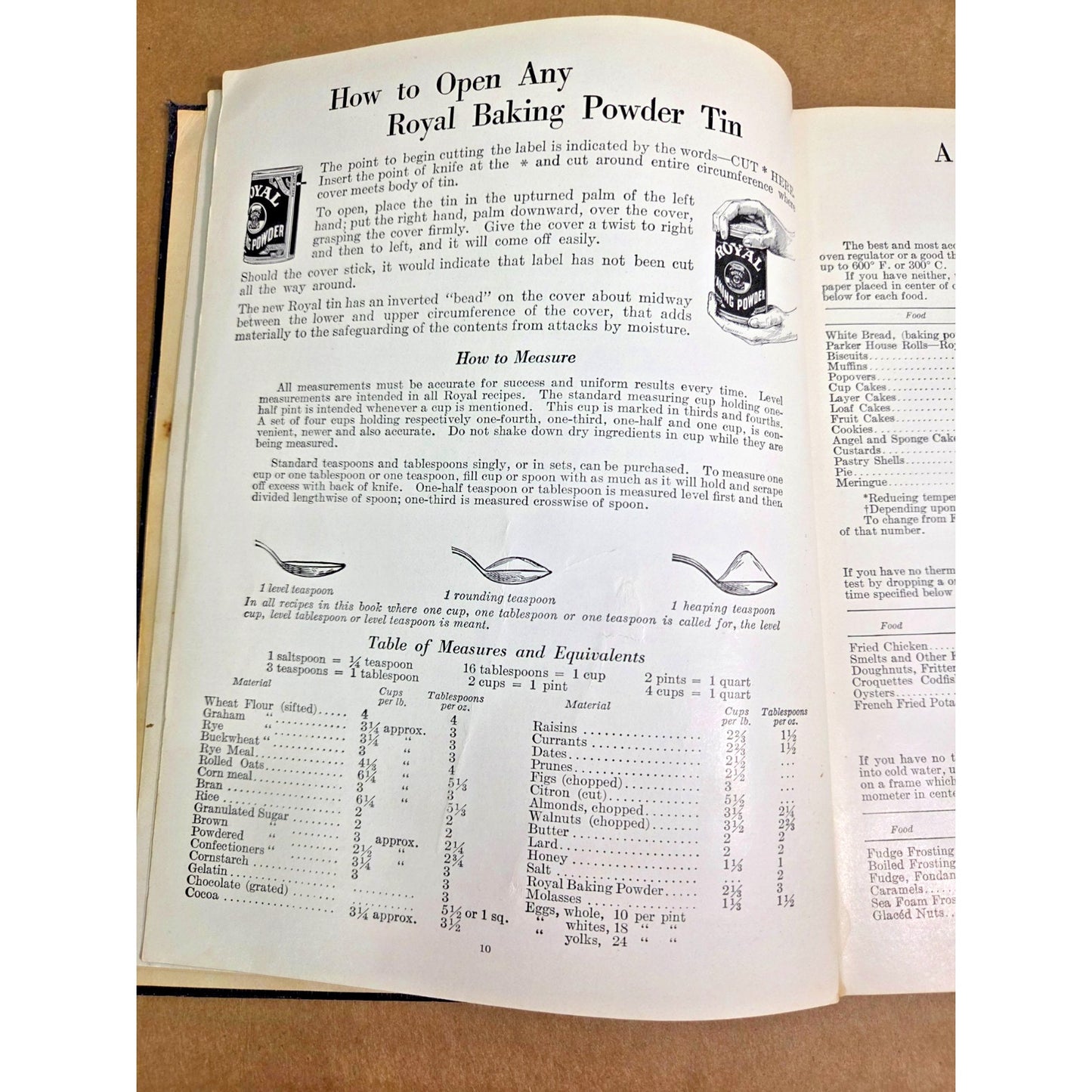 1929 Any One Can Bake Cookbook - Royal Baking Powder Co. - Vintage Art Deco