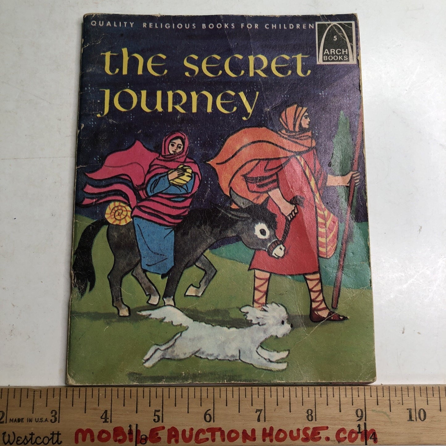 1968 The Secret Journey Religious Book for Children Arch Books Virginia Mueller