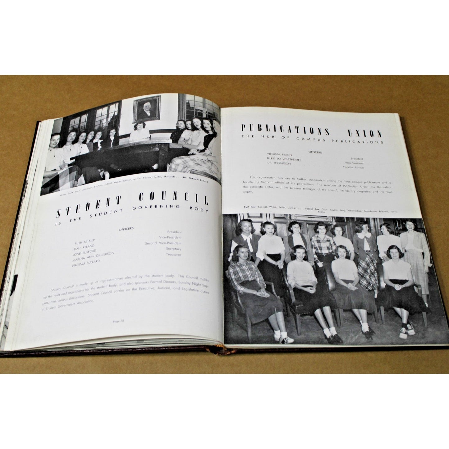 1949 Huntingdon Womens College Montgomery, Alabama Bells & Pomegranates Yearbook