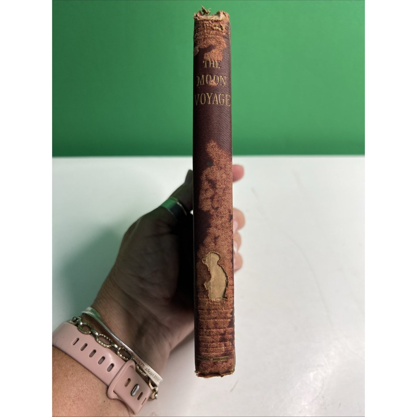 The Moon-Voyage by Jules Verne Antique Hardcover