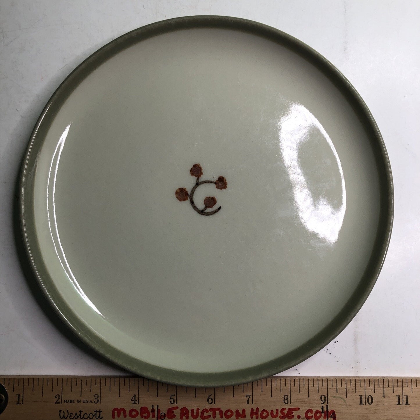 Winfield Gabriel Pasadena Pottery 10” Dinner Plate Twig & Tweed #227 Handmade