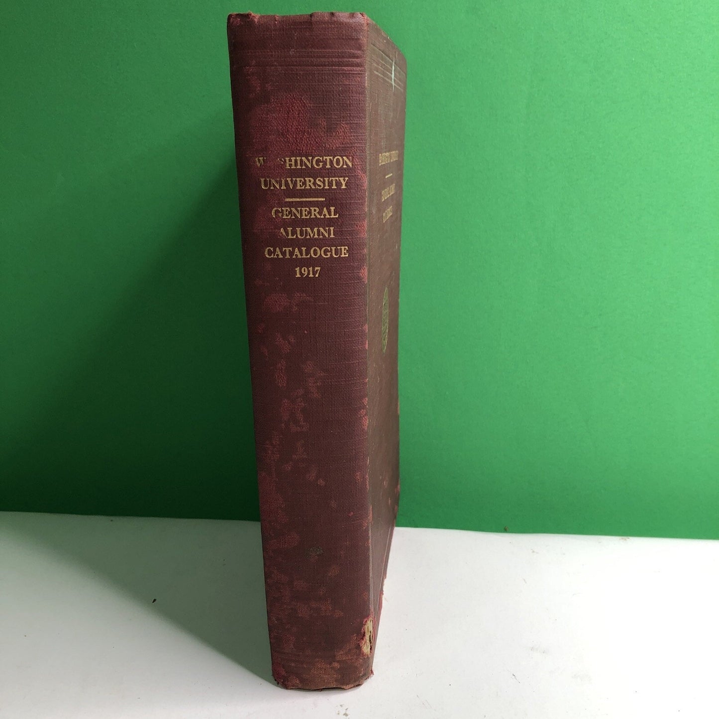 1917 Washington University General Alumni Catalogue HC
