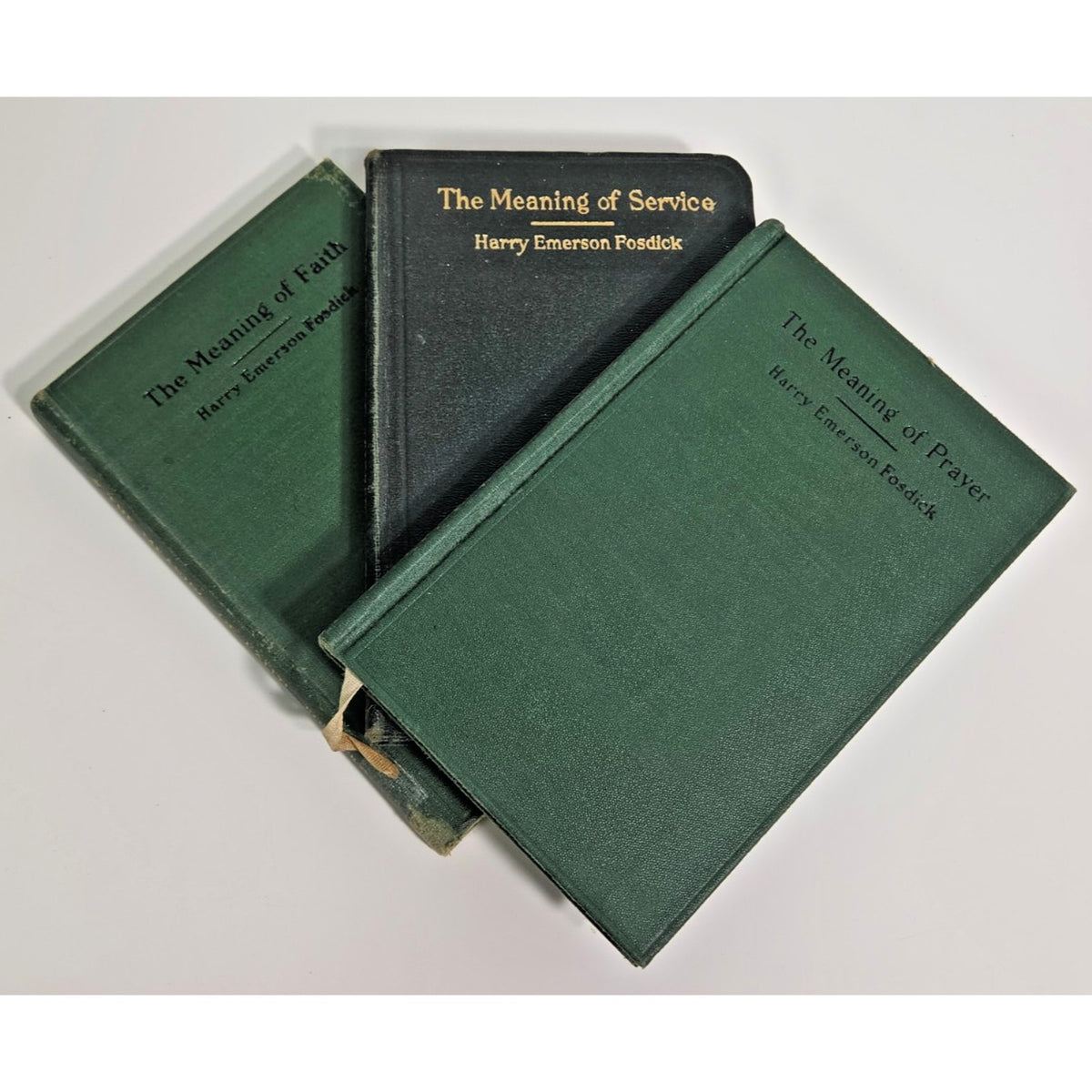 Vintage Harry Emerson Fosdick Devotional Book Set Service Faith Prayer