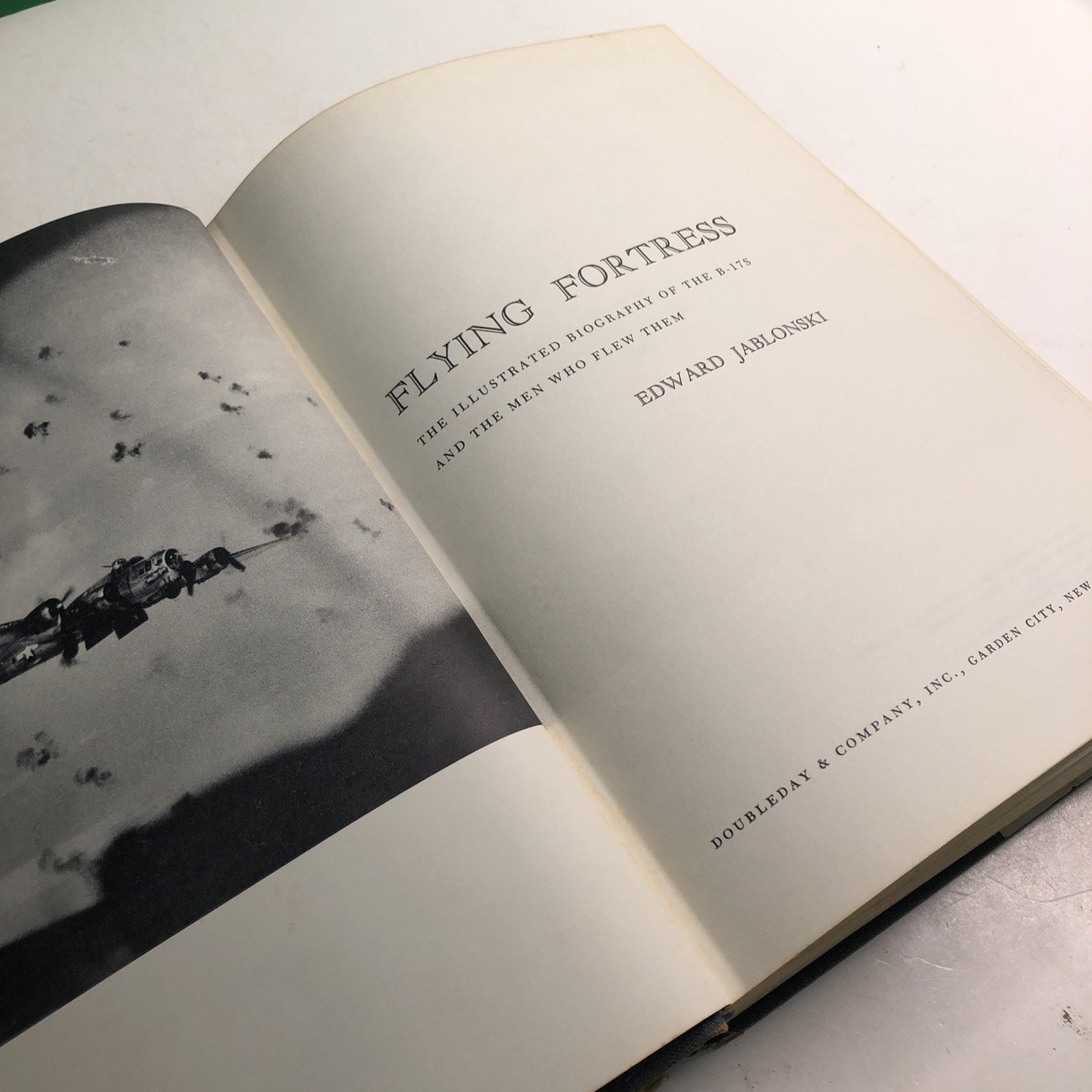 Flying Fortress: The Illustrated Bio of the B-17s by Edward Jablonski 1965 HC DJ