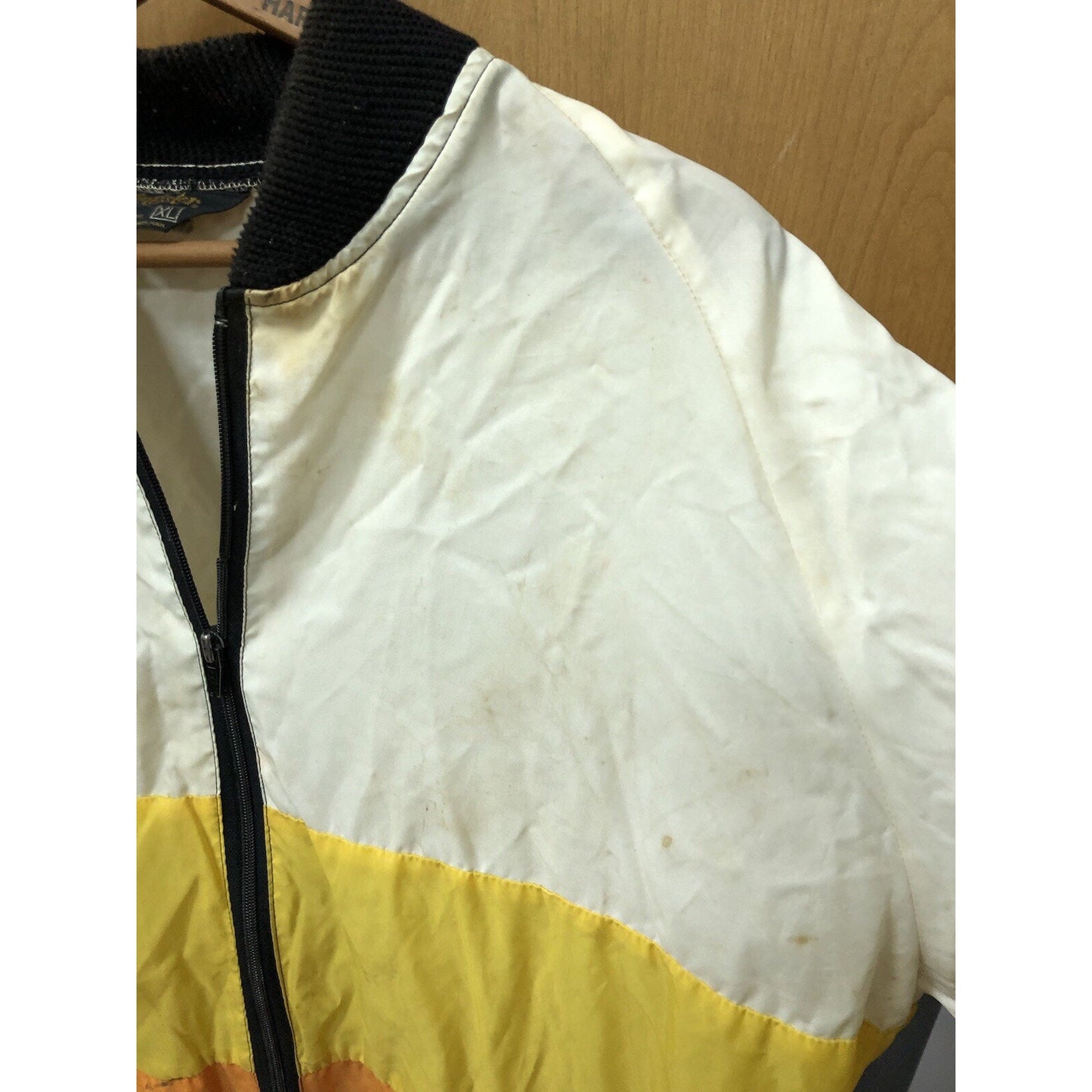 Vintage SWINGSTER NYLON JACKET XLarge Y2K Zipper J4837 Imperfect