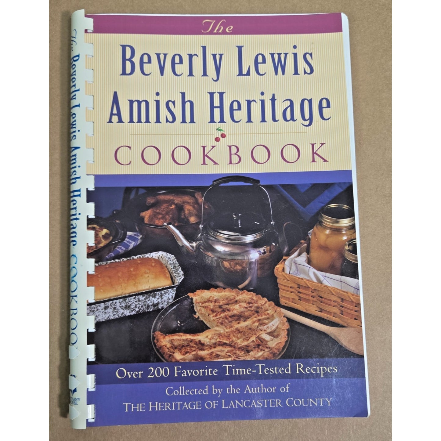 Vintage The Beverly Lewis Amish Heritage Cookbook - 200+ Recipes, Comb-Bound